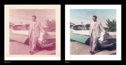Before After - Dad car
